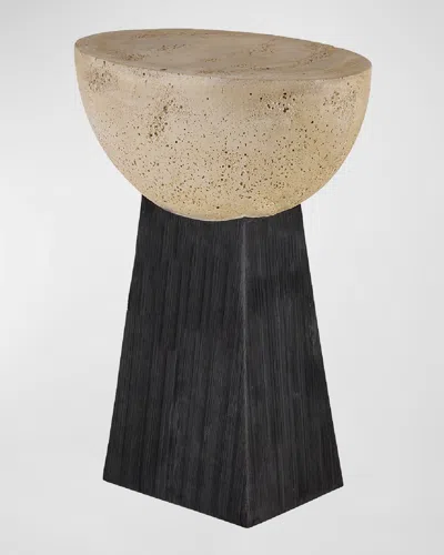 Arteriors Dorian Oval Accent Table In Brown