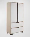 Arteriors Dorsey Tall Cabinet In Beige