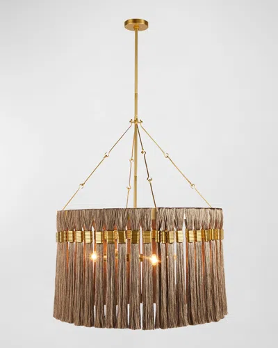Arteriors Dutchess 40" 4-light Chandelier In Gray