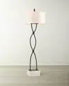 Arteriors Dutton 72" Floor Lamp In Black