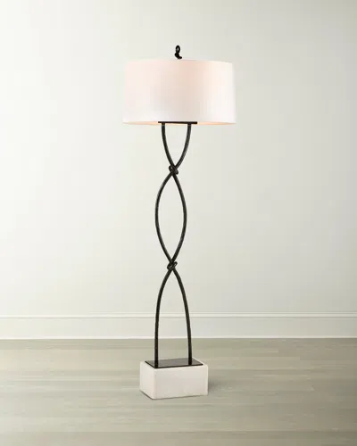 Arteriors Dutton 72" Floor Lamp In Black