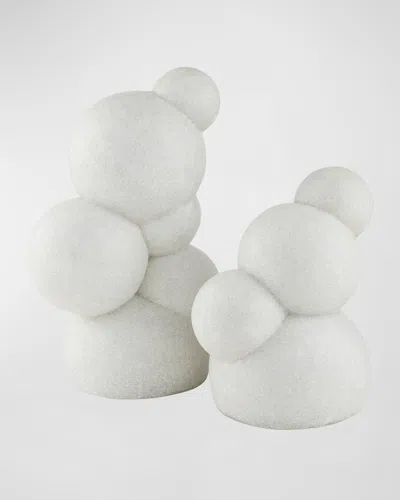 Arteriors Eastlake Sculptures, Set Of 2 In White