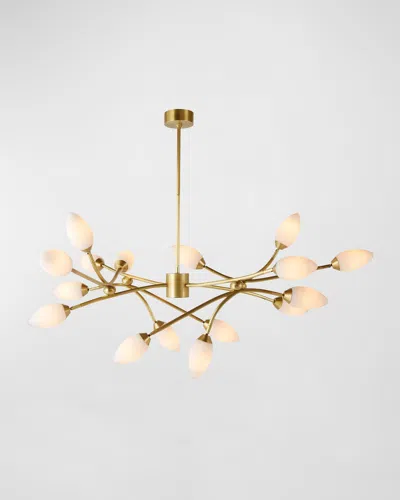 Arteriors Ember 16-light Chandelier In Gold