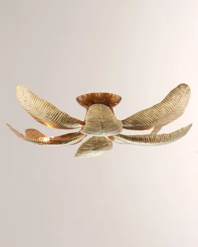 Arteriors Farah 44" 8-light Flush Mount In Gold