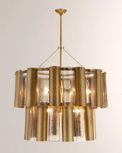 Arteriors Faramond 39.5" 10-light Chandelier In Brown