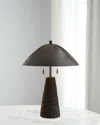 Arteriors Fender 26" 2-light Table Lamp In Black