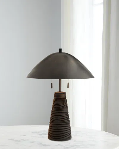 Arteriors Fender 26" 2-light Table Lamp In Black