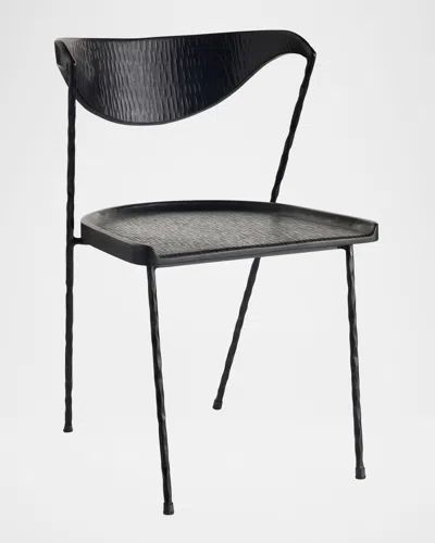 Arteriors Fletcher Dining Side Chair In Black