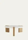 Arteriors Forrest Cocktail Table In White