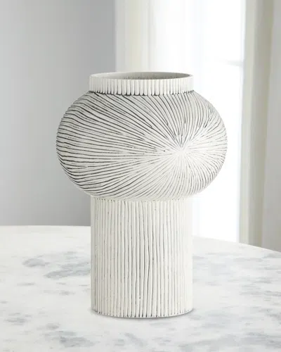 Arteriors Fortner Vase In White