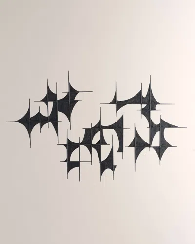 Arteriors Freya Wall Plaques, Set Of 3 In Black