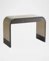 Arteriors Gaston Writing Desk In Chamois Gray