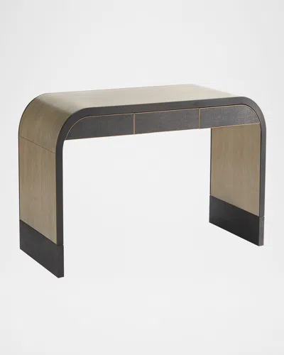 Arteriors Gaston Writing Desk In Chamois Gray