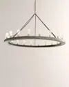 Arteriors Geoffrey Large Chandelier In Gray