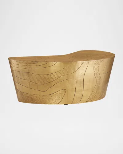 Arteriors Glasgow Coffee Table In Gold