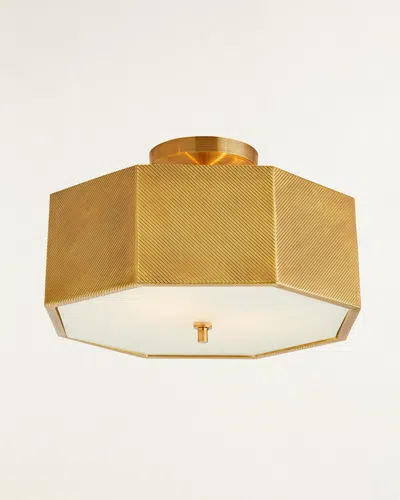 Arteriors Grespan Semi-flush Mount In Gold