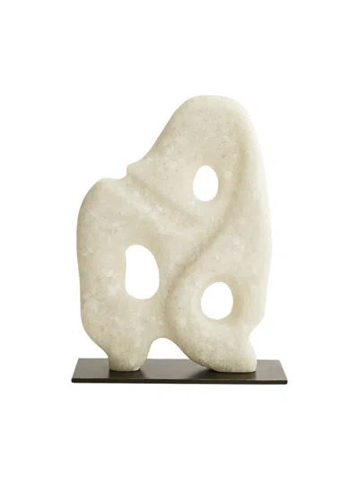 Arteriors Greta Glass Sculpture In White