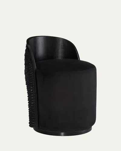 Arteriors Gretel Swivel Chair In Black