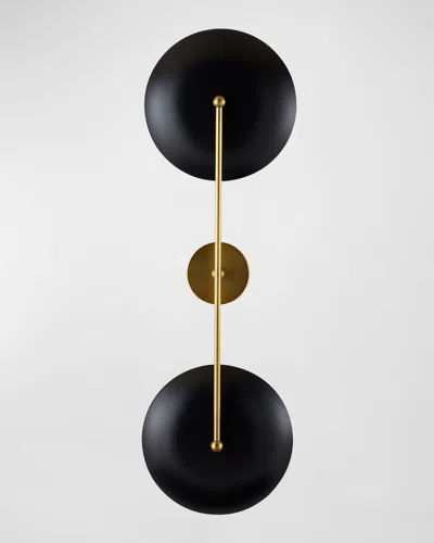 Arteriors Griffith 38" 2-light Wall Sconce In Black