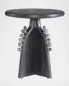 Arteriors Guillermo End Table In Ebony