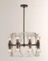 Arteriors Gwendolyn 24" 16-light Chandelier In Gray