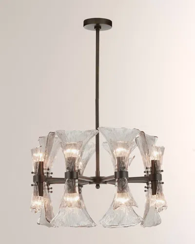 Arteriors Gwendolyn 24" 16-light Chandelier In Gray
