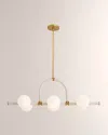 Arteriors Harrison Linear Chandelier In Gold