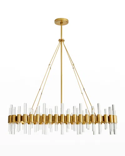 Arteriors Haskell Oval Chandelier In Gold