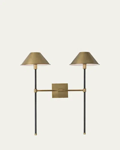 Arteriors Havana 26" 2-light Wall Sconce In Antique Br