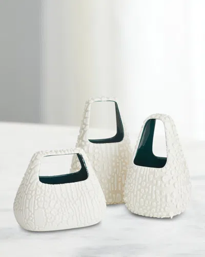 Arteriors Hedda Vases, Set Of 3 In White