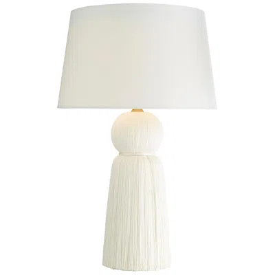 Arteriors Home 29" High Modern White Tassel Table Lamp