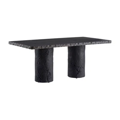 Arteriors Home Arteriors  Gemini Outdoor Dining Table Matte Carbon