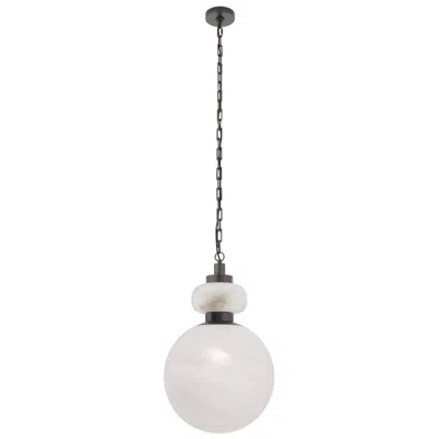 Arteriors Home Arteriors Rosemont Large Glass Pendant 16" Matte Swirl