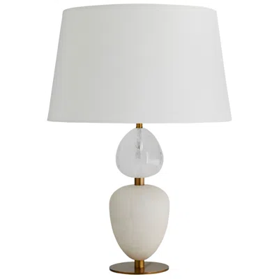 Arteriors Home Aubrey 26 1/2" Opal Crystal And Snow Marble Table Lamp