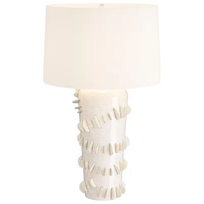 Arteriors Home Beatrix 31" Ivory Crackle Modern Ceramic Table Lamp