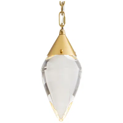 Arteriors Home Berkley 6" Wide Antique Brass Led Mini Pendant Light