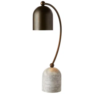 Arteriors Home Daley 23" High English Bronze Bell Dome Shade Lamp