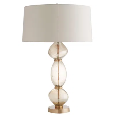 Arteriors Home Dreena 32" Smoke Luster Stacked Glass Table Lamp