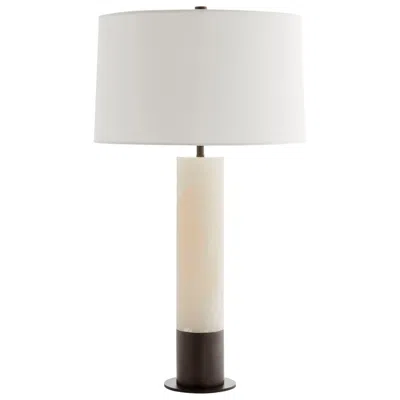 Arteriors Home Nashik 31" Bronze And White Alabaster Modern Table Lamp