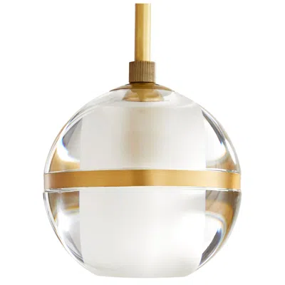 Arteriors Home Noble 6"w Clear Crystal Globe Mini Pendant