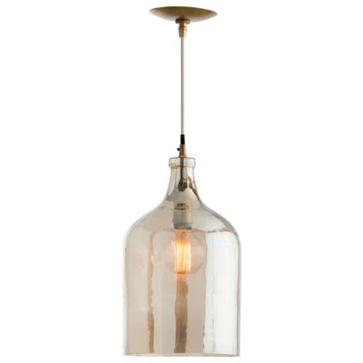 Arteriors Home Noreen 10"w Smoke Luster Glass Mini Pendant