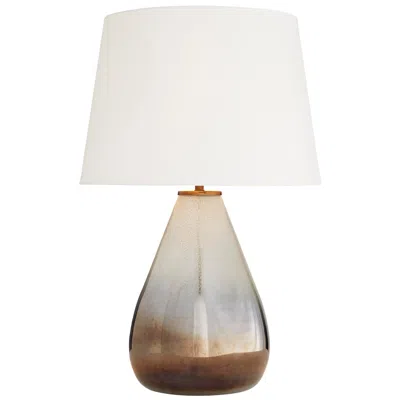 Arteriors Home Tiber 30" Seeded Smoke Ombre Glass Table Lamp