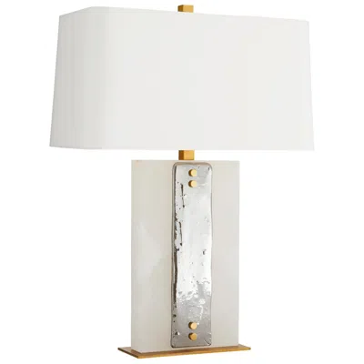 Arteriors Home Uriah Snow Marble And Luster Glass Table Lamp