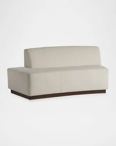 Arteriors Islander Left-facing Boucle Sofa, 67" In White