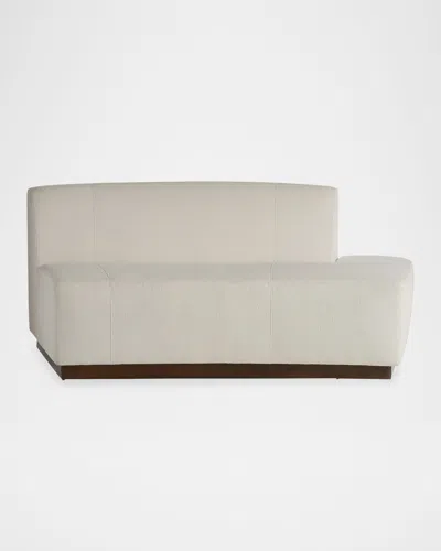 Arteriors Islander Right-facing Boucle Sofa, 67" In White