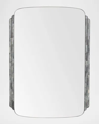 Arteriors Iyla 45" Bone Wall Mirror In White