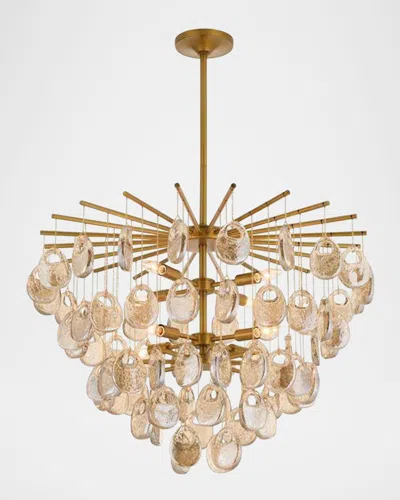 Arteriors Jacqueline 32" 8-light Chandelier In Neutral