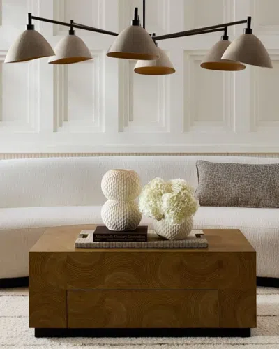 Arteriors Justice Cocktail Table In White