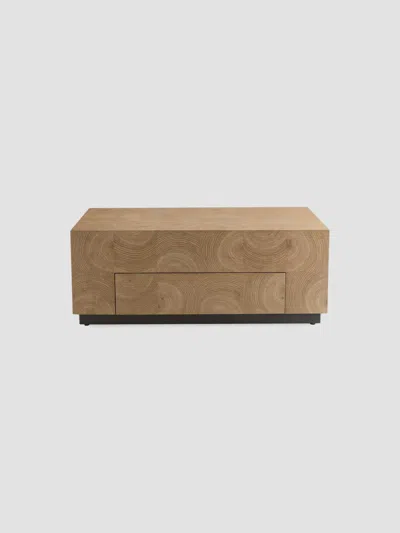 Arteriors Justice Single-drawer Cocktail Table In Grey