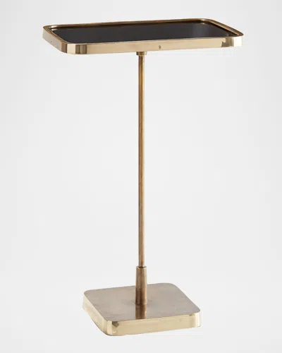 Arteriors Kaela Rectangle Accent Table In Vintage Brass